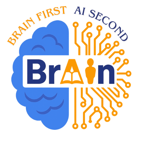 BrAIn Project Logo – Brain First AI Second